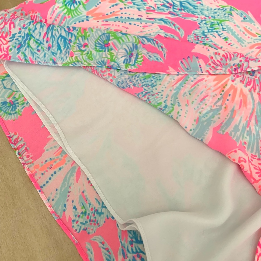 Lilly Pulitzer Ruffle Sleeveless Shift Dress - Picture 11 of 12